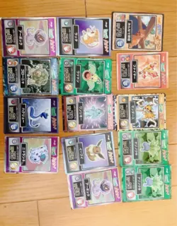 Set 14 Charizard Moltres Jolteon Pokemon Meiji Get Card Nintendo Bandai Japanese - Image 4