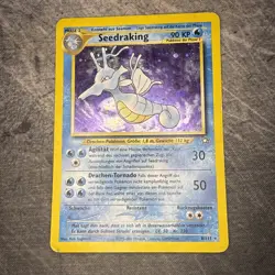 Pokemon TCG Neo Genesis Seedraking/Kingdra Holo Card 8/111 German Edition - Image 2