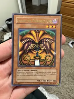 Lob 1st Edition Exodia The Forbidden One Glossy Yugioh Card AMERICAN ENGLISH - Image 1