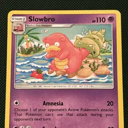 49/145 Slowbro Uncommon: Pokemon Trading Card Game SM-02 Guardians Rising - Image 2