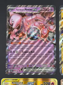 Pokemon JUMBO Promo Card Lot 6X w/ Reshiram Charizard SM247, M Lucario Ex 55a - Image 3