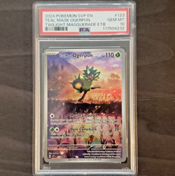 PSA 10 2024 Pokemon Teal Mask Ogerpon SVP Promo #123 Gem Mint - Image 1