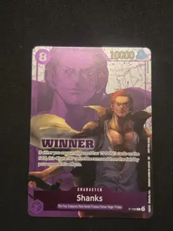 Shanks (Winner Pack 2026 Vol. 2) - One Piece Promotion Cards (OP-PR) P-104 - Image 3