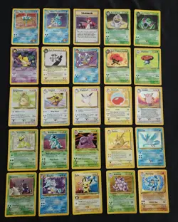 Pokemon Vintage Lot Of 25 Cards All Holographics WOTC - Image 1