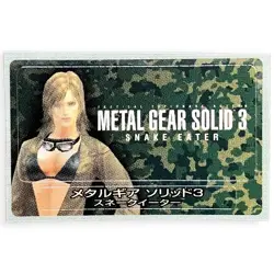 Sony PlayStation 2 PS2 Metal Gear Solid 3: Snake Eater Eva Memory Card Sticker - Image 1