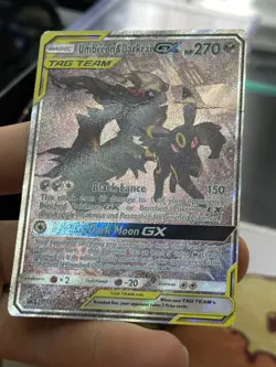 #2 Umbreon & Darkrai GX SM241 Black Star Promo 2020 Tag Team Alt Pokemon Card - Image 5
