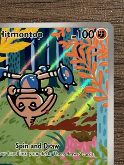 Hitmontop 240/217 Illustration Rare IR Holo Ascended Heroes Pokemon TCG Card - Image 3
