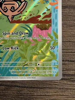 Hitmontop 240/217 Illustration Rare IR Holo Ascended Heroes Pokemon TCG Card - Image 4