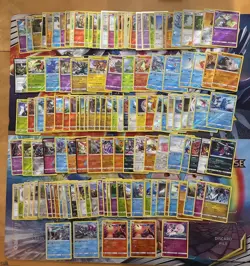 Pokemon Card Lot Fire Holo Reverse Holo 2018 Sylveon Charizard 140 Cards - Image 1