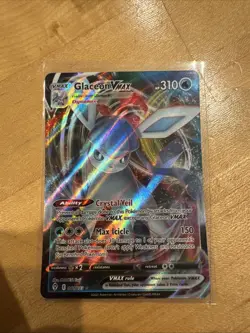 Glaceon VMAX - 041/203 - Pokemon Evolving Skies Sword Shield Ultra Rare Card NM - Image 1