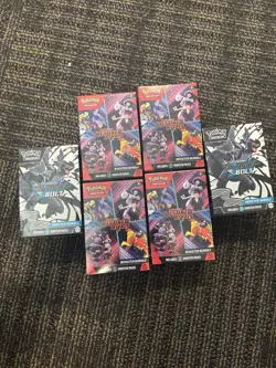 Pokemon TCG 4 DESTINED RIVALS + 2 BLACK BOLT BOOSTER BUNDLES Factory Sealed - Image 1