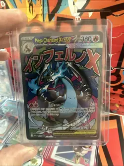 Mega Charizard x Ex 023 Promo Card Phantasmal Flames Near Mint (PRE GRADED A 10) - Image 2