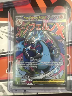 Mega Charizard x Ex 023 Promo Card Phantasmal Flames Near Mint (PRE GRADED A 10) - Image 3