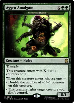 Aggro Amalgam - Voracious Hydra 54 TMC Commander Teenage Mutant Ninja Turtles NM - Image 1