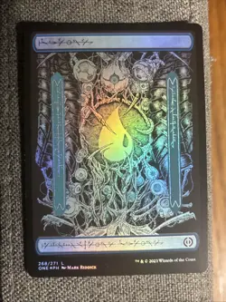 Island (268) - Full Art Phyrexia: All Will Be One Foil - Image 1