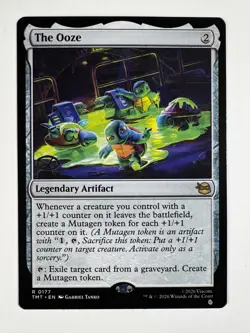 The Ooze #177 – MTG Teenage Mutant Ninja Turtles Regular Legendary Artifact - Image 1