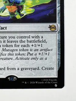 The Ooze #177 – MTG Teenage Mutant Ninja Turtles Regular Legendary Artifact - Image 4