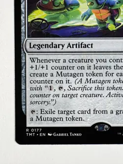 The Ooze #177 – MTG Teenage Mutant Ninja Turtles Regular Legendary Artifact - Image 5