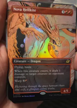 Nova Hellkite (Borderless) Edge of Eternities Foil - Image 1