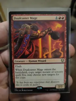 MTG Magic the Gathering Dualcaster Mage (412/794) Commander Legends LP - Image 1