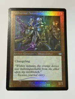 Magic the Gathering Foil Universal Automation Artifact Creature-Shapeshifter - Image 1