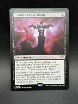 MTG Bloodchief Ascension R Commander Masters #139 - Image 1