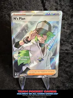 N's Plan 163/086, Black Bolt, Pokemon, NM - Image 1
