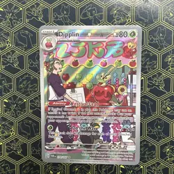 Dipplin 170/167 - Full Art Illustration Rare Twilight Masquerade Pokemon TCG - Image 1