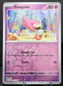 Slowpoke 057/142 Sv07: Stellar Crown Reverse Holo Pokemon TCG - Image 1