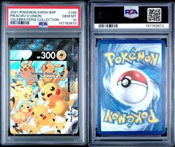 PSA 10 Gem Mint Pikachu V-Union Swsh140 Celebrations Collection 2021 Pokemon - Image 3
