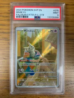 Pokemon - PSA 9 - Mimikyu - 075 - Paldean Fates - Black Star Promo - English - Image 1