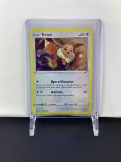 Pokemon Eevee TCG Sword & Shield Promo SWSH042 Black Star - Image 1