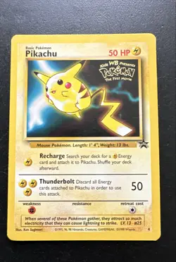 Pokemon TCG Pikachu Wizards Black Star Promos Regular Rare - Image 1