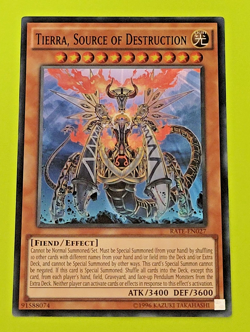 Yu-Gi-Oh Tierra, Source of Destruction Super Rare RATE-EN027 Nm - Image 1