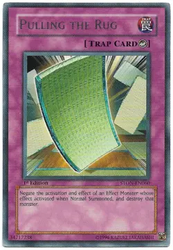 Pulling the Rug [1st Edition] STON-EN060 YuGiOh Strike of Neos - Image 1