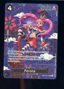 2025 One Piece TCG The Azure Sea's Seven #OP06-093 Perona SP - Image 1