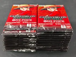 LOT (23) One Piece OP-13 Carrying On His Will English Booster Packs Sealed w/Box - Image 2
