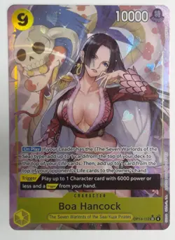Boa Hancock OP14-112 Alternate Art Foil SR One Piece The Azure Sea's Seven NM - Image 1