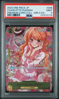 2023 ONE PIECE JPN PREMIUM COLLECTION GIRLS EDITION CHARLOTTE PUDDING PSA 9 - Image 1