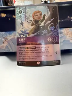 Disney Lorcana Winterspell Anna Little Sister Epic 209/204 NM/Mint - Image 1
