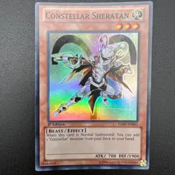 YuGiOh Constellar Sheratan HA07-EN005 Super Rare 1st Edition NM - Image 1
