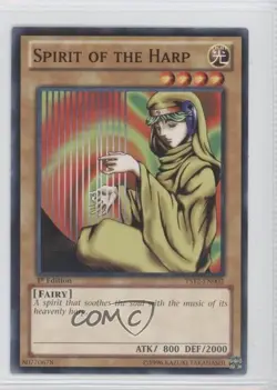 Spirit of the Harp 1st Ed. YuGiOh Starter Deck 12: XYZ Symphony #YS12-EN002 - Image 1