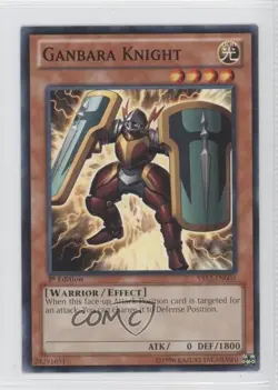 Ganbara Knight 1st Ed. YuGiOh Starter Deck 12: XYZ Symphony #YS12-EN01800 - Image 1