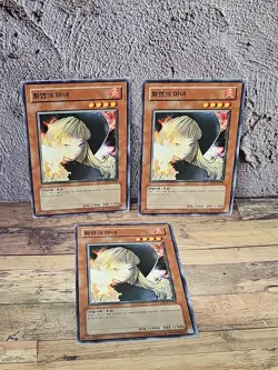 Yugioh Card "Fire Sorcerer" LON-KR036 Korean Ver Common x3 - Image 1