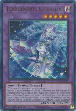 POTE-EN042 Tearlaments Kitkallos Ultra Rare 1st Edition Near Mint YuGiOh TCG - Image 1