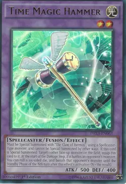 DRL3-EN063 TIME MAGIC HAMMER ULTRA RARE 1ST EDITION NEAR MINT YuGiOh TCG - Image 1