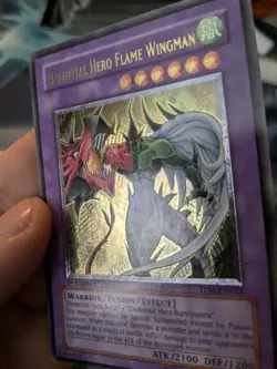 Elemental Hero Flame Wingman 1st Edition Ultimate Rare (TLM-EN035) - Image 3
