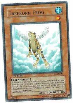 Treeborn Frog [1st Edition] SOI-EN025 YuGiOh Shadow of Infinity - Image 1