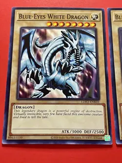 3x Blue-Eyes White Dragon | SDK Art & More! | LDK2-ENK01 | NM | Common | YuGiOh! - Image 3