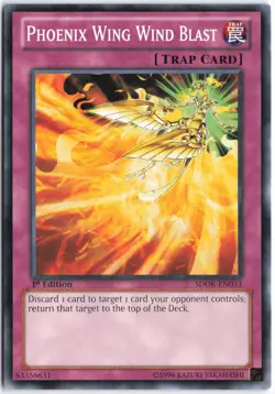 Yugioh - Phoenix Wing Wind Blast SDOK-EN033 1st Edition - Structure Deck: Onslau - Image 1